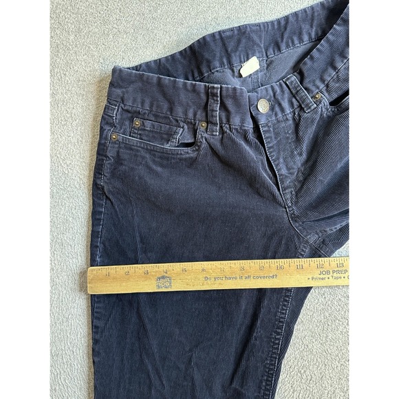 J.Crew Pants Womens 30R Blue Corduroy Chino Flat Front Straight Casual 5 Pocket - Picture 5 of 13